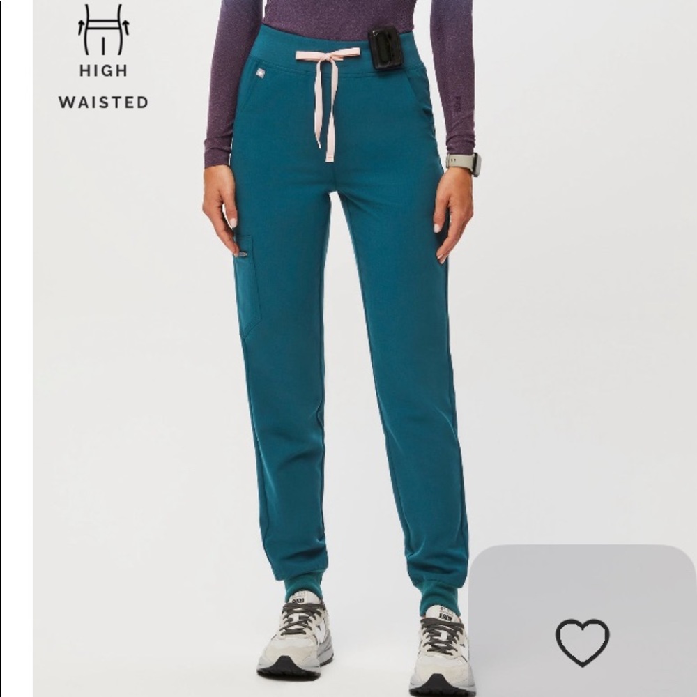 Worn once ZAMORA HIGH RISE JOGGER CARIBBEAN BLUE